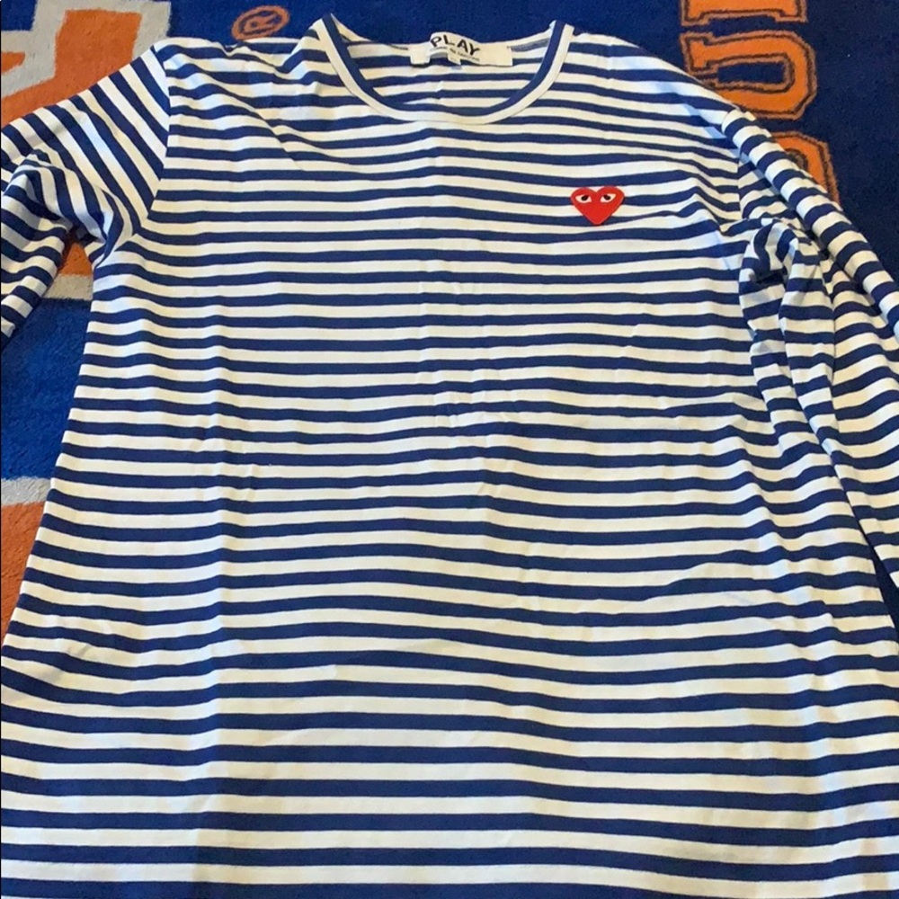 CDG long sleeve shirt worn once 100% authentic